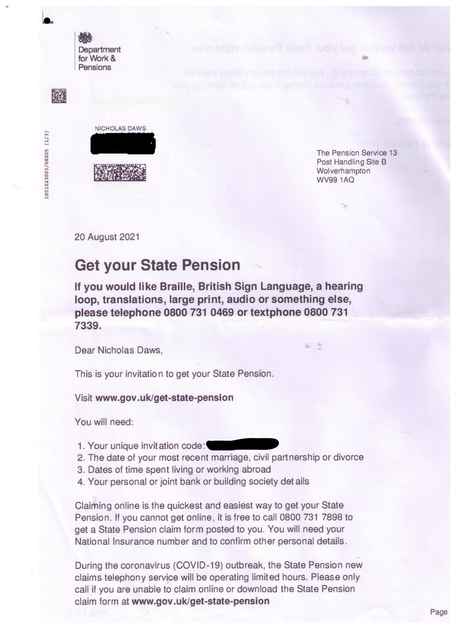 How Old Do You Need To Be To Get Your State Pension