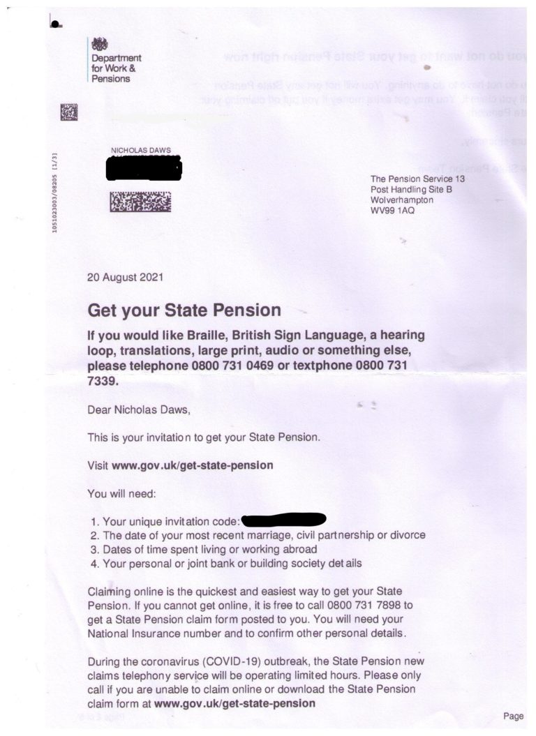 How to Claim Your State Pension Pounds and Sense