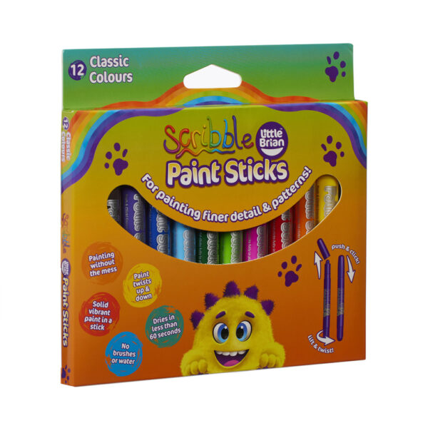 Scribble paint sticks