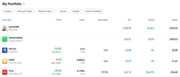 eToro port Feb 2025